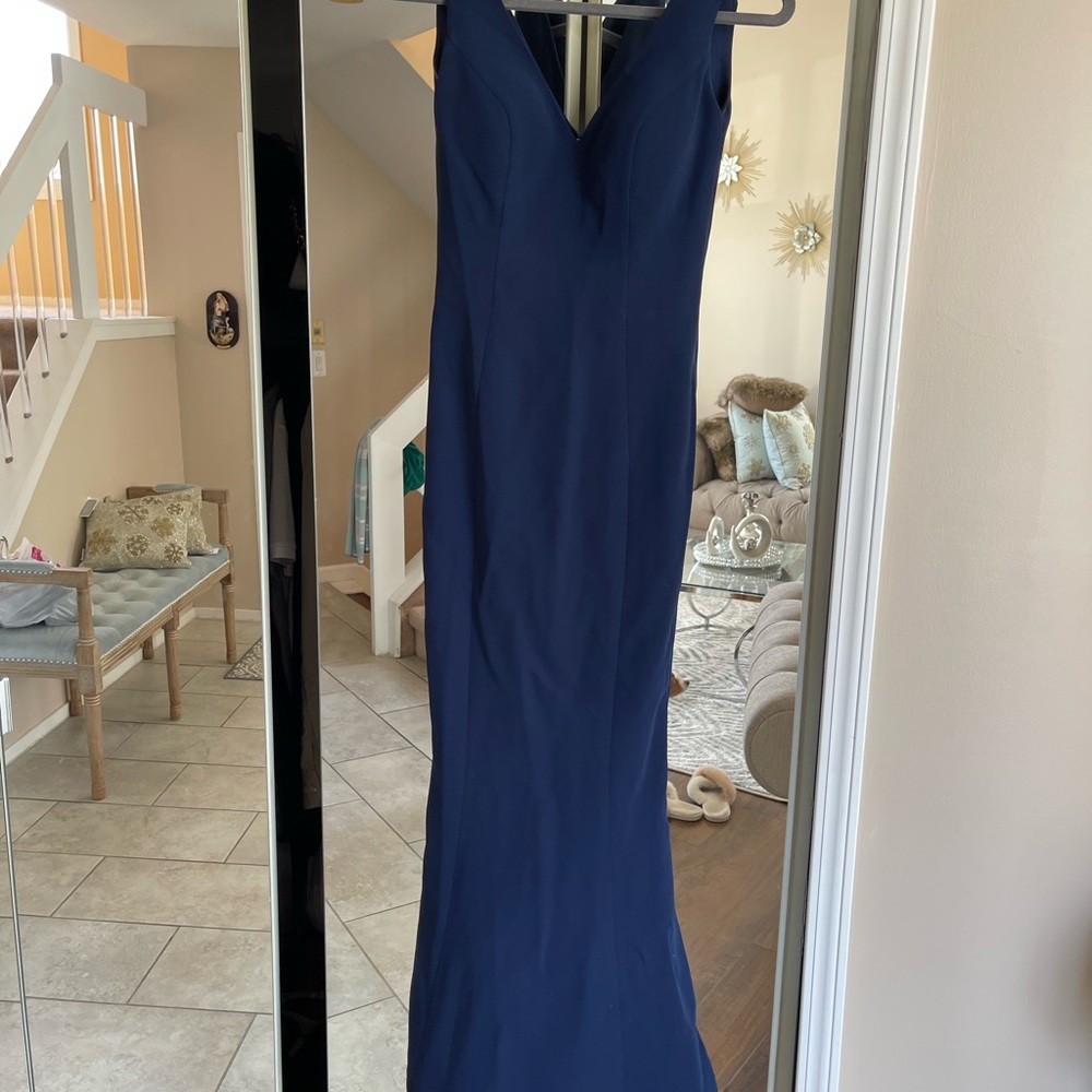 Navy blue dress